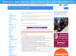 Win a Term of Swimming Lessons from Tracy Lowe Swim School