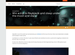 Win a trip to Reykjavik and sleep under the moon and stars