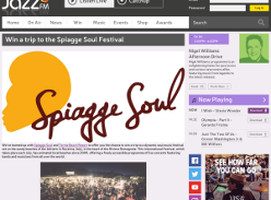 Win a trip to the Spiagge Soul Festival Bologna inc flights and accommodation