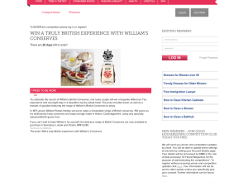 Win a truly British experience with William's Conserves