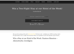 Win a Two-Night Stay at our Hotel of the Week