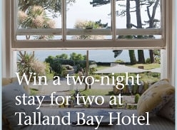 Win a two-night stay for two at Talland Bay Hotel