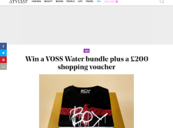 Win a Voss Water Bundle + £200 Shopping Voucher