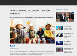 Win a weekend at London Transport Museum