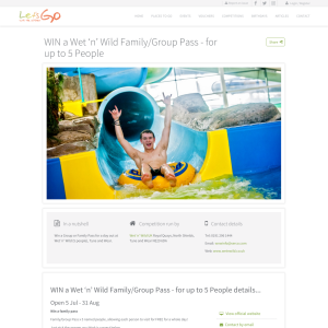 Win a Wet ‘n’ Wild Family/Group Pass - for up to 5 People