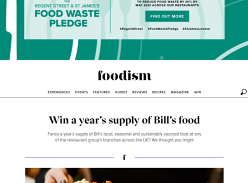 Win a year's supply of Bill's food