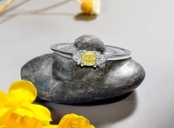 Win a Yellow Diamond 14K Gold Ring by Astteria