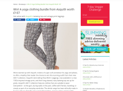 Win a Yoga Clothing Bundle From Asquith Worth £107