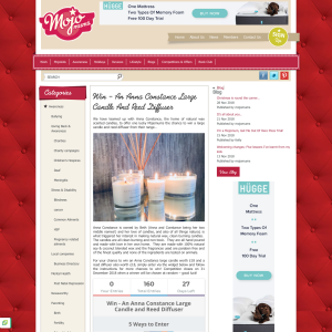 Win an Anna Constance Large Candle + Reed Diffuser