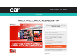 Win an annual magazine subscription