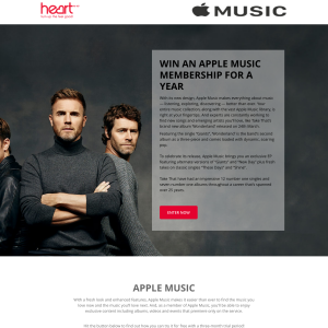 Win An Apple Music Membership For A Year