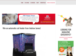 Win an Automatic Cat Feeder from Andrew James