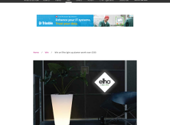 Win an Elho light up planter worth over £200