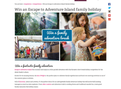 Win an Escape To Adventure Island Family Holiday, Isle Of Wight