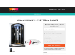 Win an Insignia's Luxury Steam Shower