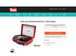 Win an Intempo Retro Turntable - Yours