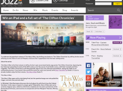 Win an iPad and a full set of 'The Clifton Chronicles'