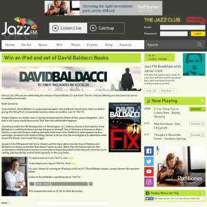 Win an iPad and set of David Baldacci Books