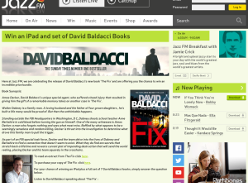 Win an iPad and set of David Baldacci Books