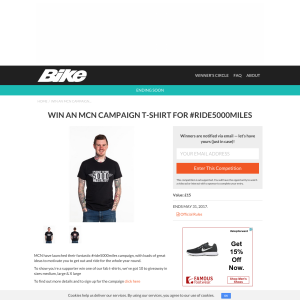 Win an MCN campaign t-shirt