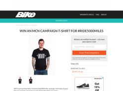 Win an MCN campaign t-shirt