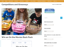 Win an On the Movies Back Pack