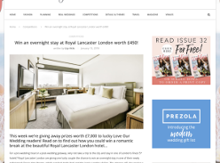 Win an overnight stay at Royal Lancaster London