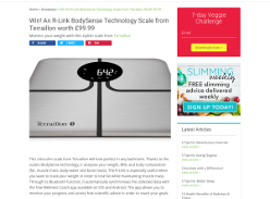 Win an R-Link BodySense Technology Scale From Terraillon Worth £99.99