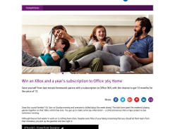 Win an XBox One and a year's subscription to Office 365