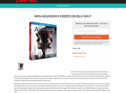 Win Assassin's Creed on Blu-ray