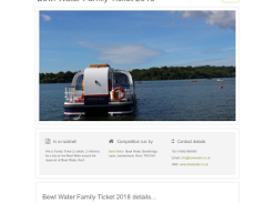 Win Bewl Water Family Ticket 2018