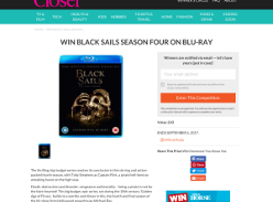Win Black Sails Season Four on Blu-ray