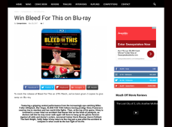 Win Bleed For This on Blu-ray
