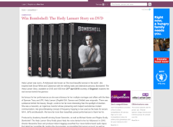 Win Bombshell: The Hedy Lamarr Story on DVD