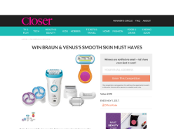 Win Braun & Venus's smooth skin must haves