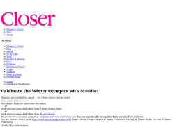 Win Celebrate the Winter Olympics with Maddie