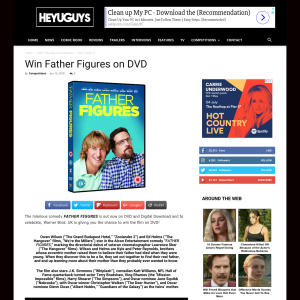 Win Father Figures on DVD