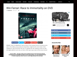Win Ferrari: Race to Immortality on DVD