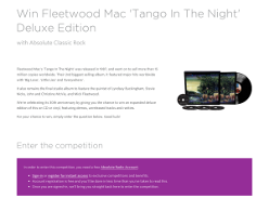 Win Fleetwood Mac Tango In The Night Deluxe Edition on CD or vinyl