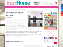 Win four tickets to the Ideal Home Show
