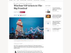 Win four VIP tickets to The Big Feastival