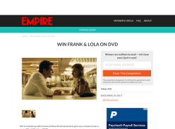 Win Frank & Lola on DVD
