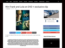 Win Frank and Lola on DVD