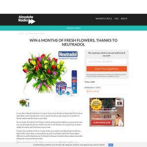 Win Fresh Flowers for six months