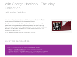 Win George Harrison - The Vinyl Collection