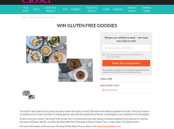 Win Gluten Free Goodies worth £100