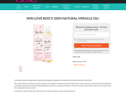 Win Love Boo's 100% natural Miracle Oil