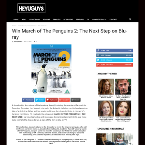 Win March of The Penguins 2: The Next Step on Blu-ray