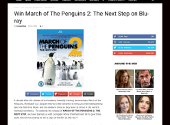 Win March of The Penguins 2: The Next Step on Blu-ray