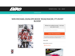 Win Michael Dunlops book 'Road Racer